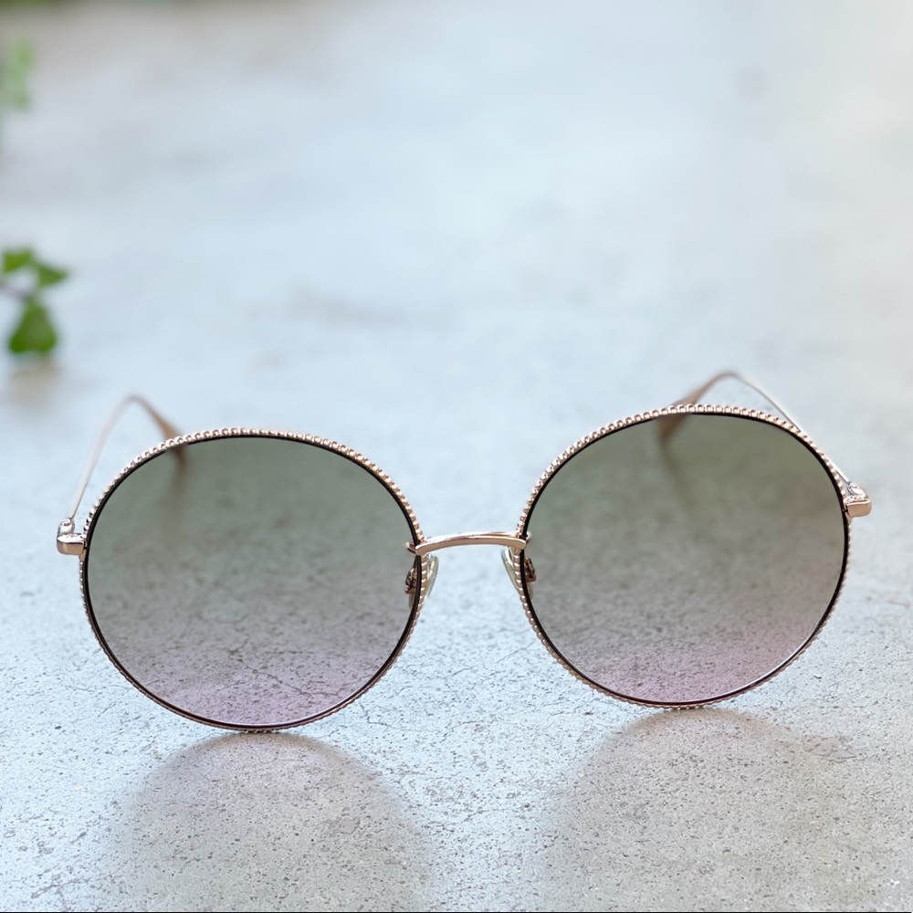 Christian Dior Round Sunglasses Society 2F DDB86 Copper Gold 60mm